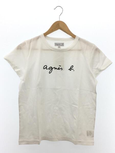 agnes b.(アニエスベー) / タグ付/フロントロゴTシャツ/2/コットン 