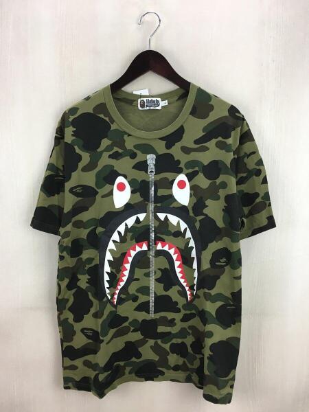 A BATHING APE(アベイシングエイプ) / 1st camo shark tee green/迷彩 