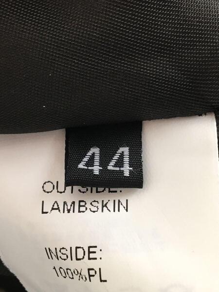 EMMETI(エンメティ) / ダブルライダースジャケット/44/羊革/ブラウン