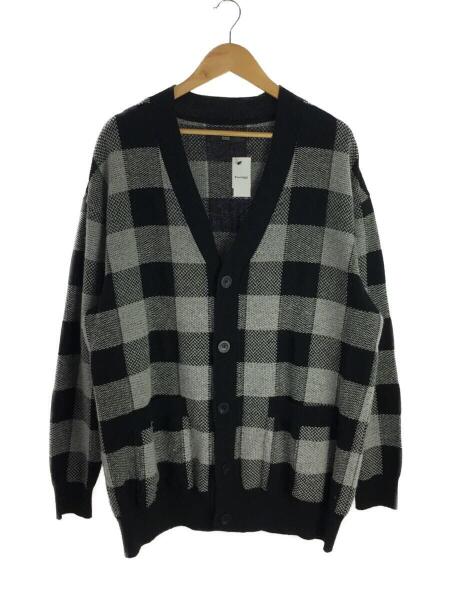 Rags MCGREGOR(ラグスマックレガー) / BLOCK CHECK KNIT CARDIGAN 