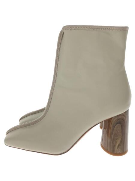 etre tokyo センターシームスクエアトゥブーツBROWN 37