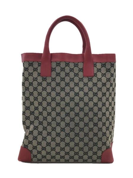 GUCCI(グッチ) / GGキャンバス/トートバッグ/キャンバス/RED/002・1121 