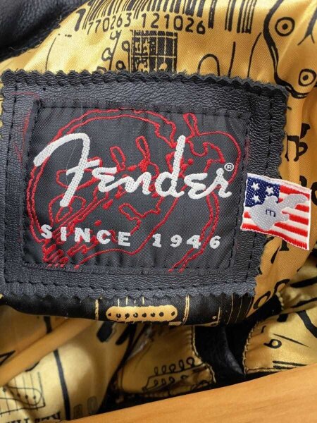 Fender(フェンダー) / レザージャケット・ブルゾン/M/レザー/BLK