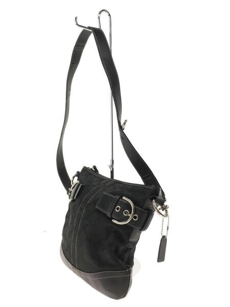 COACH(コーチ) / シグネチャーショルダーバッグ/キャンバス/BLK/総柄
