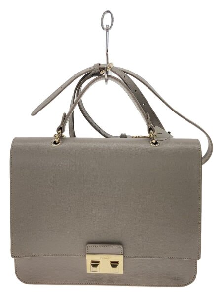FURLA(フルラ) / 2WAY/ショルダーバッグ/レザー/GRY/24072 | 中古品の 