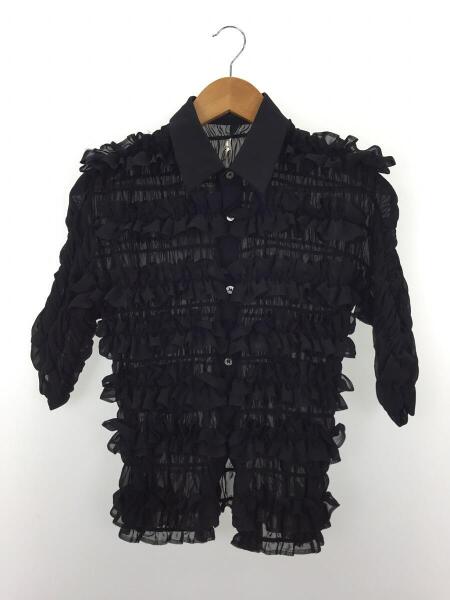 COMME des GARCONS(コムデギャルソン) / フリル装飾5分袖シースルー 