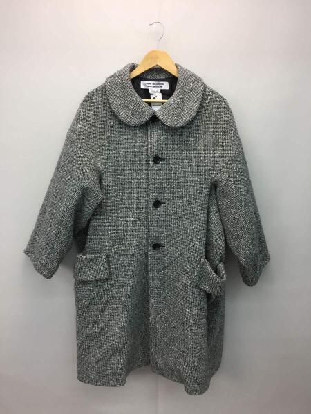 コムデギャルソン　ツイード　中綿　コート コムデギャルソンツイード中綿コート