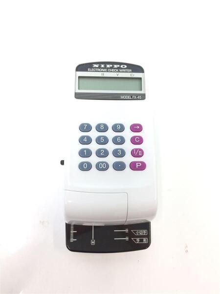 NIPPO電子チェックライターFX-45 かい NIPPO CHECK WRITER FX-20 NIPPO電子チェックライターFX-45 かい NIPPO CHECK WRITER FX-20