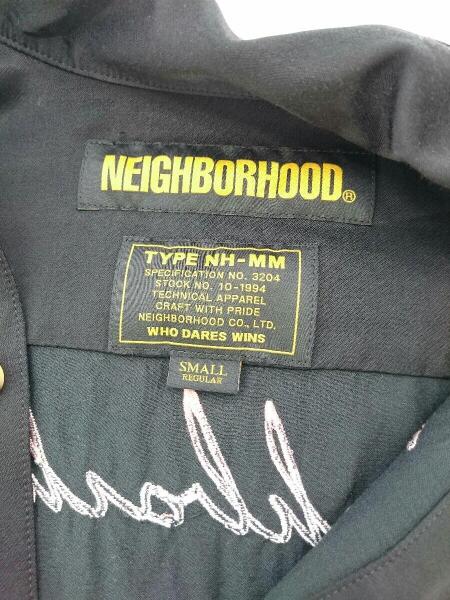 NEIGHBORHOOD / 長袖シャツ/L/レーヨン/BLK/191aqnh-shm01 NEIGHBORHOOD(ネイバーフッド) / NEIGHBORHOOD ネイバーフッド/長袖