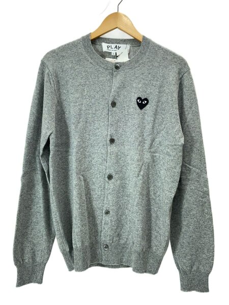 PLAY COMME des GARÇONSグレー Vネックカーディガン L PLAY COMME des 