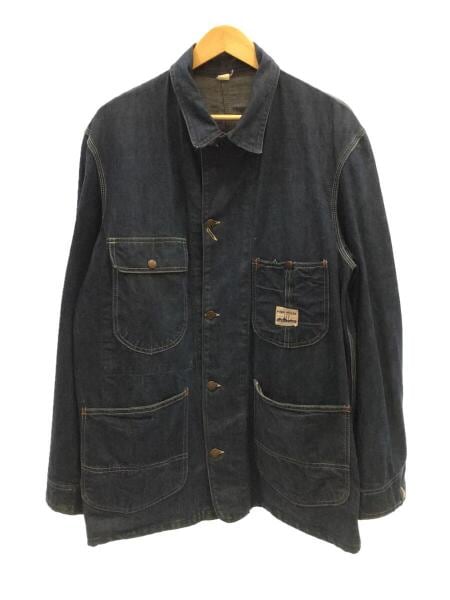 50年代POWRHOUSEパワーハウスヴィンテージデニム カバーオール 古着 50年代 パワーハウス POWR HOUSE デニムカバーオール メンズM