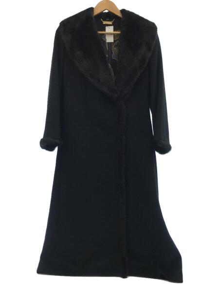 LEONARD(レオナール) / コート/9/カシミア/BLK/無地/0368385/裏地汚れ