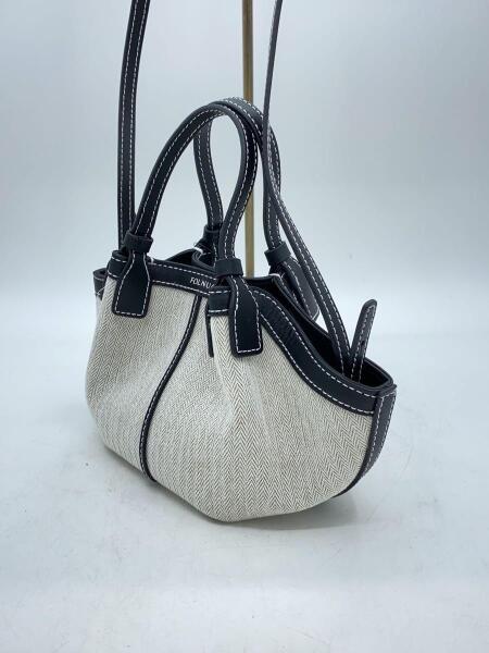 FOLNUA(フォルニュア) / ショルダーバッグ/キャンバス/WHT | 中古品の FOLNUA(フォルニュア) / ショルダーバッグ/キャンバス/WHT | 中古品の