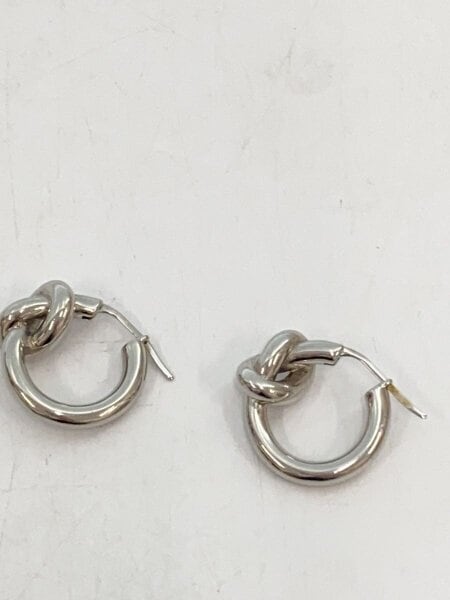 CELINE(セリーヌ) / ノットスモールフープピアス/SILVER/SLV/メンズ