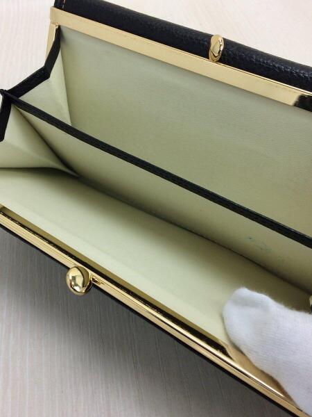 Kitamura(キタムラ) / 長財布/--/BLK/無地/レディース/がま口 | 中古品 