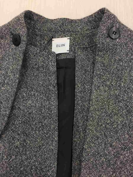ELIN(エリン) / コート/36/ウール/GRY/Tweed inverness coat/11705-33