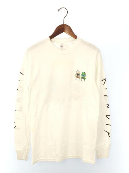 RIPNDIP(リップンディップ) / ロンT/長袖Tシャツ/S/コットン/WHT 