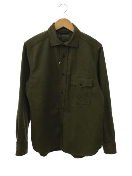 Nigel Cabourn(ナイジェルケーボン) / 長袖シャツ/48/ウール/KHK/無地 