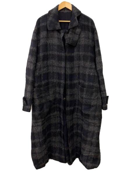 stein(シュタイン) / OVERSIZED BLANKET COAT/M/ウール/BLK/チェック 