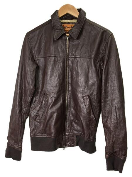 GOWESTレザーJK GOWEST ダークブラウン レザー ジャケット GOWEST