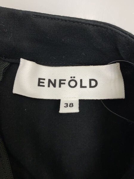 ENFOLD(エンフォルド) / 半袖ブラウス/38/コットン/BLK | 古着の販売 