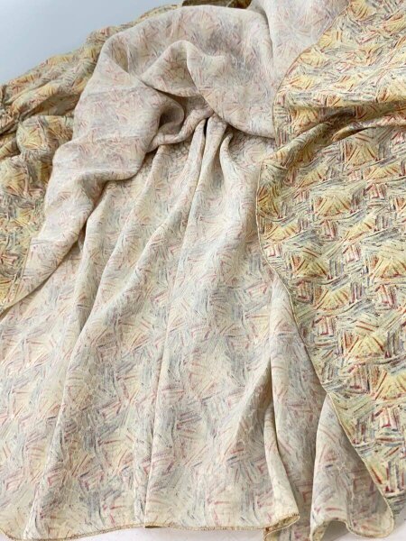 DRAWER(ドゥロワー) / 長袖ブラウス/36/シルク/マルチカラー/総柄/6521