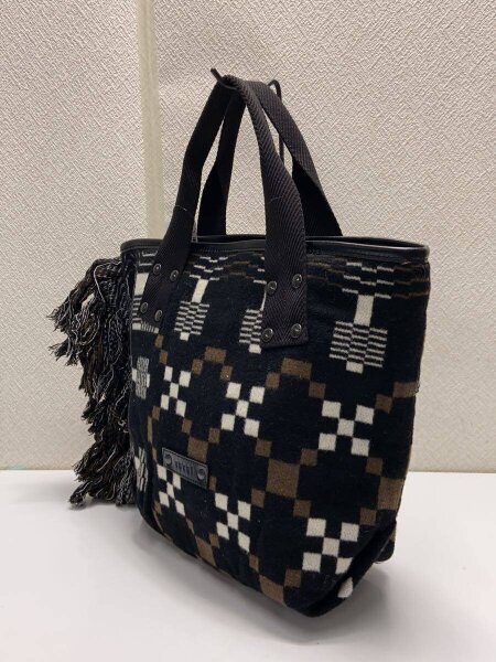 sacai(サカイ) / トートバッグ/ウール/BLK/チェック/22-0428S | 中古品 