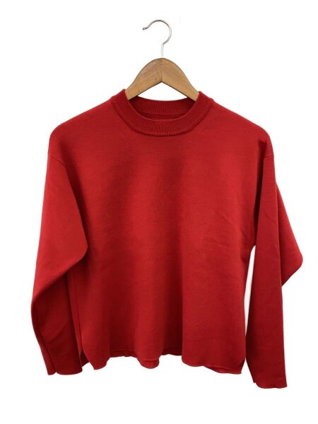 BATONER(バトナー) / 32G SMOOTH WOOL CREW NECK/1/ウール/RED/BN-24FL 