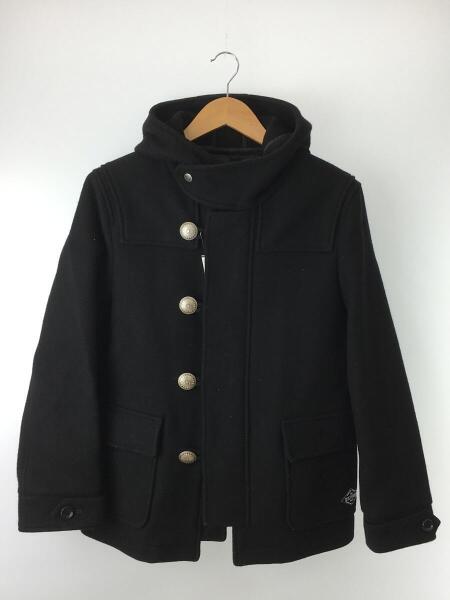 CLUCT(クラクト) / ウールメルトンダッフルコート/M/ウール/BLK | 古着 