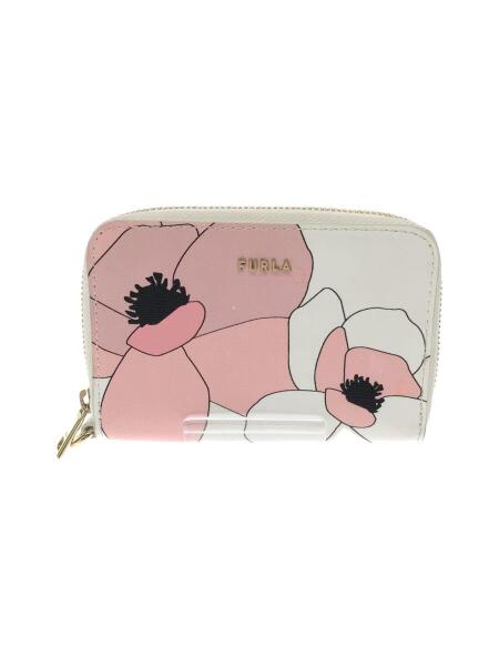 FURLA(フルラ) / カードケース/PVC/WHT/花柄/レディース | 中古品の 