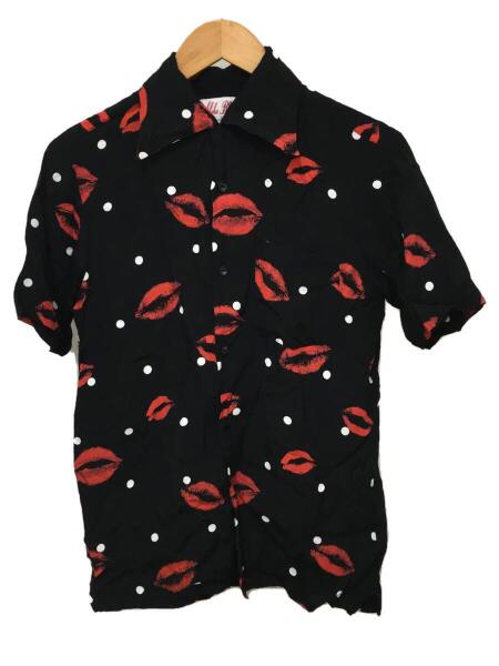 Aloha Blossom(アロハブロッサム) / アロハシャツ/38/レーヨン/BLK/総 