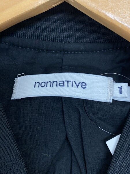 nonnative(ノンネイティブ) / ブルゾン/1/ナイロン/BLK/無地/NN-J3713