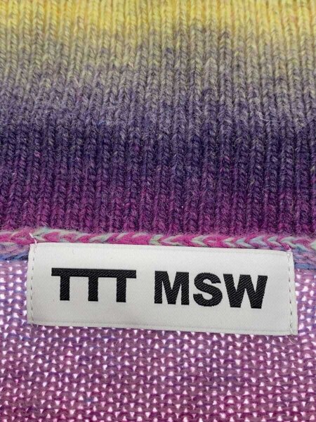 TTT_MSW(ティー) / ニット・セーター(厚手)/XL/ウール/マルチカラー 
