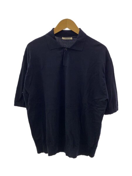 AURALEE(オーラリー) / ポロシャツ/4/コットン/NVY/無地/A22SP03PD// | 古着の販売・通販ならセカンドストリート AURALEE オーラリー　ポロシャツ