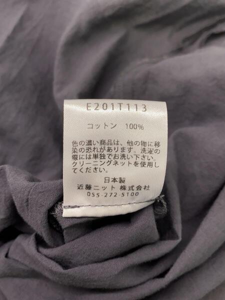 evam eva(エヴァムエヴァ) / ギャザーローブ/コットン/GRY/無地 evam eva(エヴァムエヴァ) / ギャザーローブ/コットン/GRY/無地
