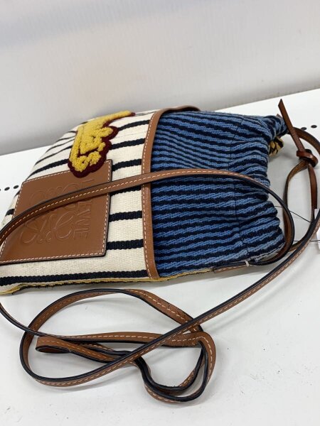 LOEWE(ロエベ) / ショルダーバッグ/--/ストライプ/パウラズイビザ 