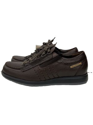 mephisto/ハイカットスニーカー/US7/KHK/レザー/中古/ベーシック 