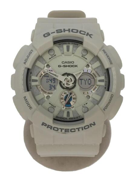 CASIO(カシオ) / クォーツ腕時計・G-SHOCK/デジアナ/ホワイト/GA-120A 