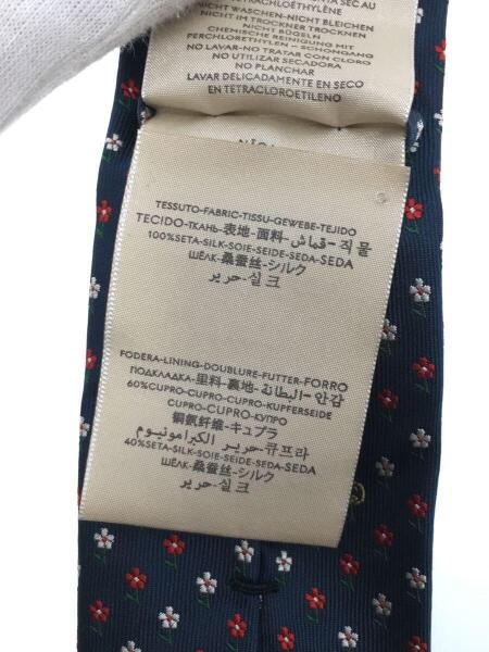 GUCCI(グッチ) / ネクタイ/2021年SS/フラワーシリーズ/シルク/NVY/花柄