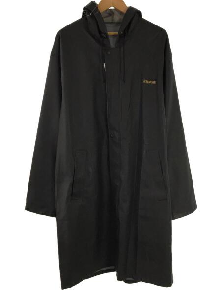 VETEMENTS(ヴェトモン) / 18AW/Oversized hooded raincoat/PVC 