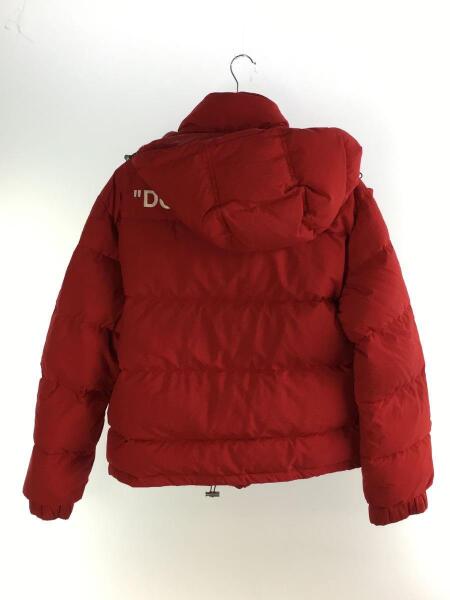 オフホワイト ダウン　レッド オフホワイト ダウンレッド