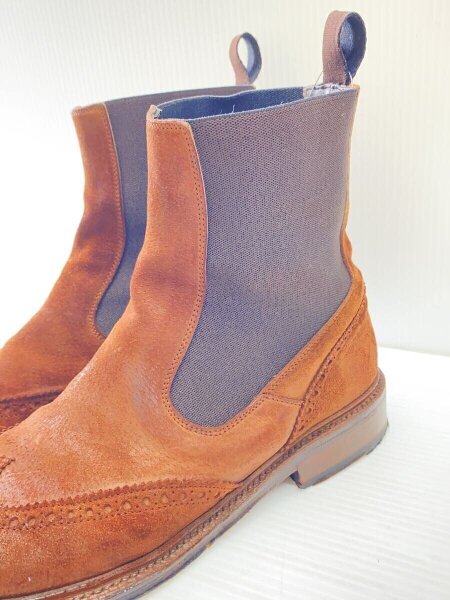 DOUCAL’S / サイドゴアブーツ/41/BRW/スウェード DOUCAL'S(ドゥカルス) / サイドゴアブーツ/41/BRW/スウェード | 中古品