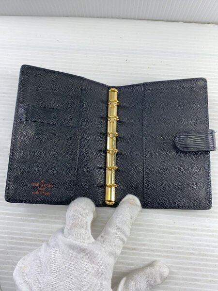 LOUIS VUITTON / 手帳カバー/レザー/BLK/メンズ/CA1909 LOUIS VUITTON(ルイヴィトン) / 手帳カバー/レザー/BLK/メンズ/CA1909