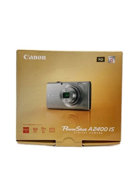 Canon PowerShot A2400 IS シルバー　デジカメ 極美品☆キヤノン Canon パワーショット PowerShot A2400 IS シルバー