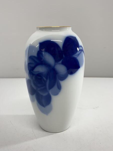 大倉陶園 花瓶 ブルーローズ 28㎝ 大倉陶園 ブルーローズ 花瓶 36cm【箱