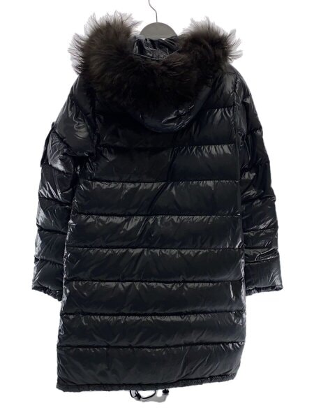 未使用級 デュベティカ ダウンコート corcira ラクーンファー 黒 40 美