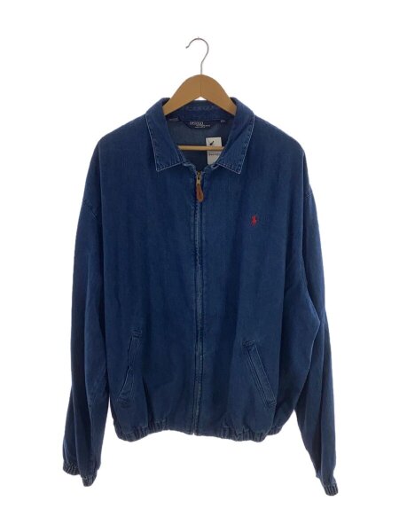 希少 80s ポロラルフローレン 2nd デニムジャケット L 三角タグ 短丈 POLO RALPH LAUREN(ポロラルフローレン) / 80s~/三角タグ/USA製