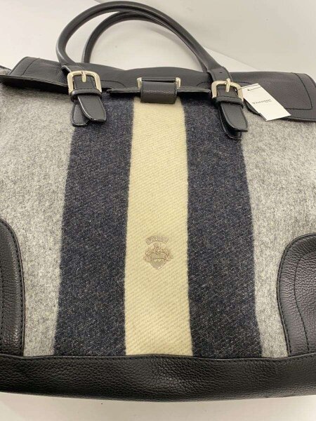 BALLY(バリー) / トートバッグ/ウール/BLK/ストライプ/角スレ有 | 中古 