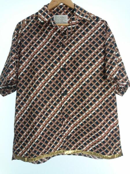 kolor(カラー) / 半袖シャツ/2/コットン/ORN/総柄/20SCM-B02116/20SS