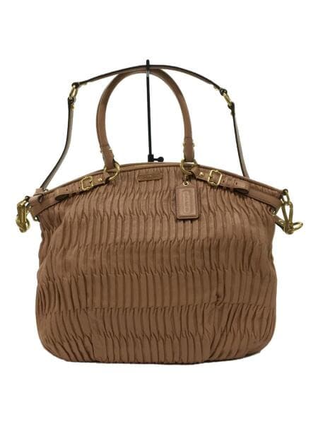 COACH(コーチ) / ハンドバッグ/レザー/BEG/無地/2WAY/F28542 